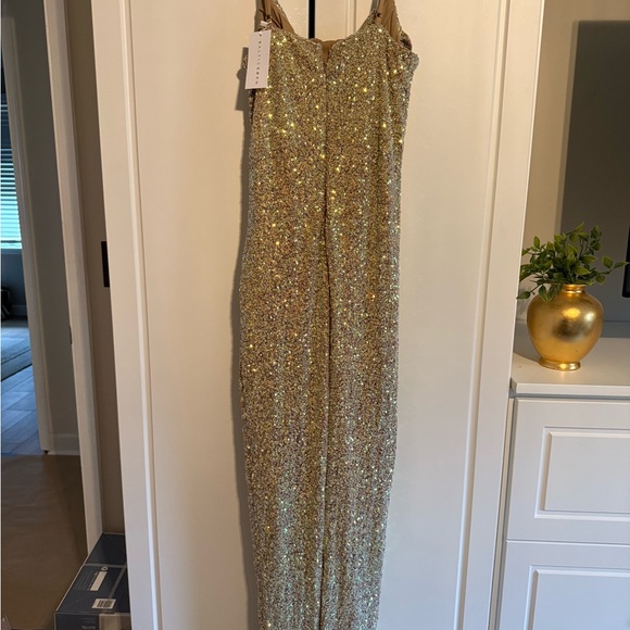 Baltic Born Gold Sequin Dress - Picture 5 of 7